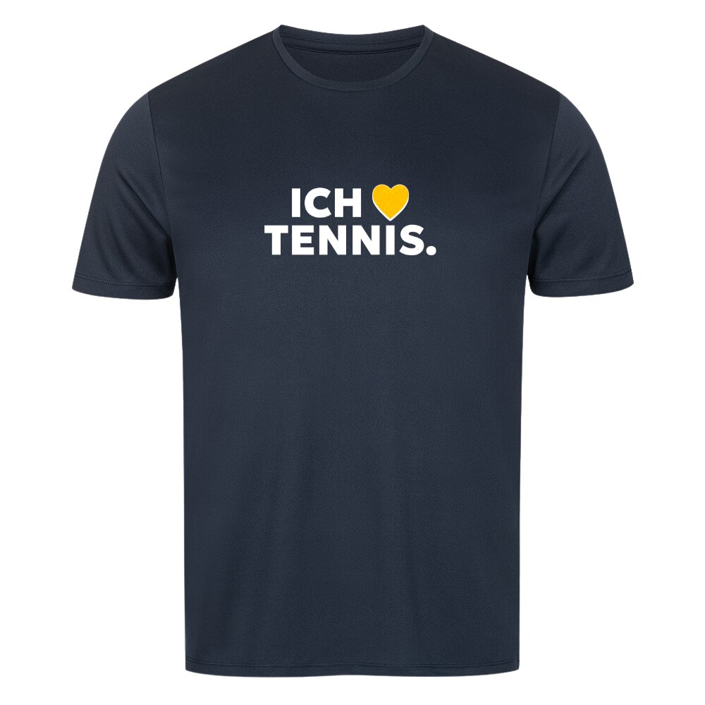 Ich steh auf Tennis | Herren Sport T-Shirt - Matchpoint24 - Kleidung für Tennisfans