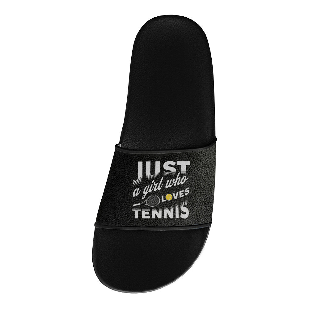 Just a girl | Badelatschen - Matchpoint24 - Kleidung für Tennisfans