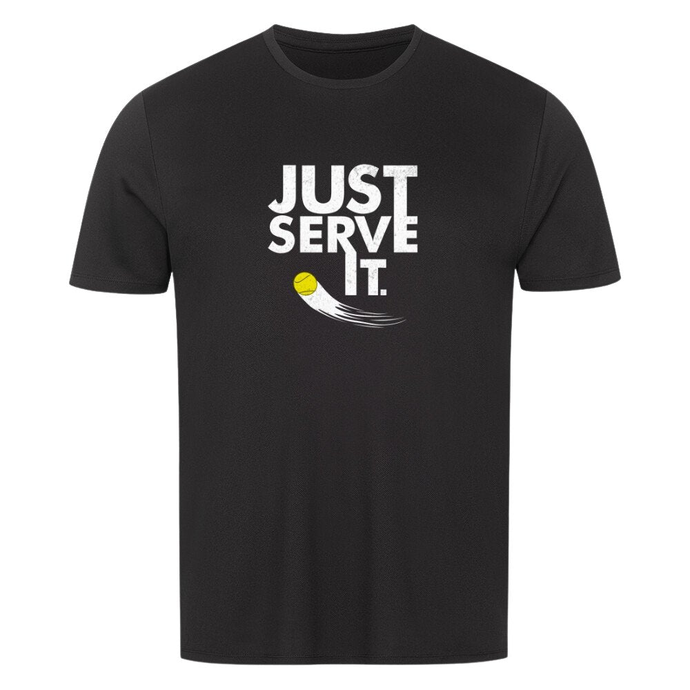 Just serve it | Herren Sport T-Shirt - Matchpoint24 - Kleidung für Tennisfans