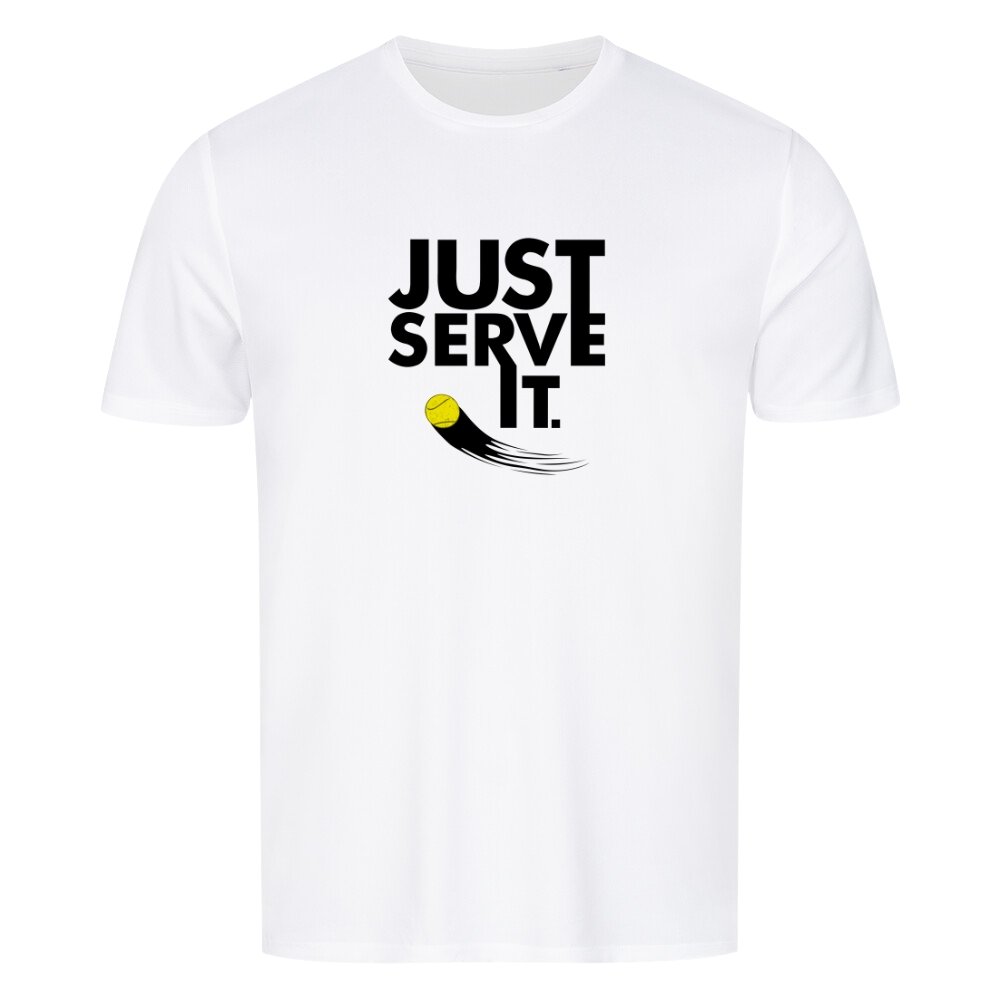 Just serve it | Herren Sport T-Shirt - Matchpoint24 - Kleidung für Tennisfans