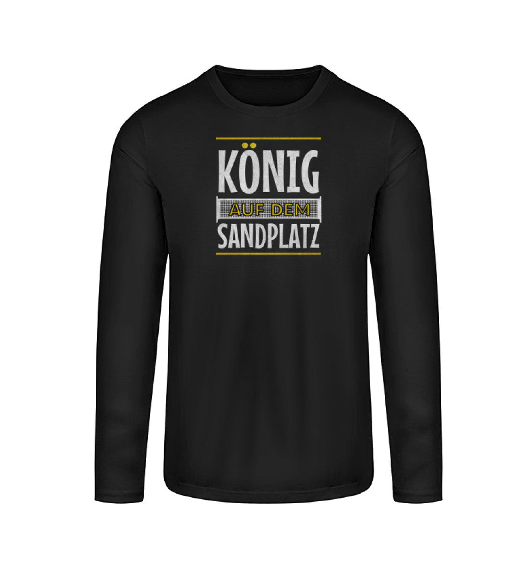 König auf dem Sandplatz | Longsleeve Herren - Matchpoint24 - Kleidung für Tennisfans