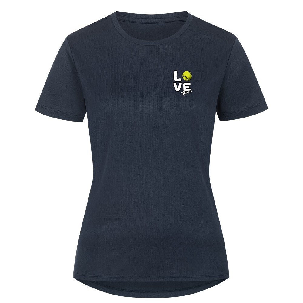 Love Tennis | Damen Sport T-Shirt - Matchpoint24 - Kleidung für Tennisfans