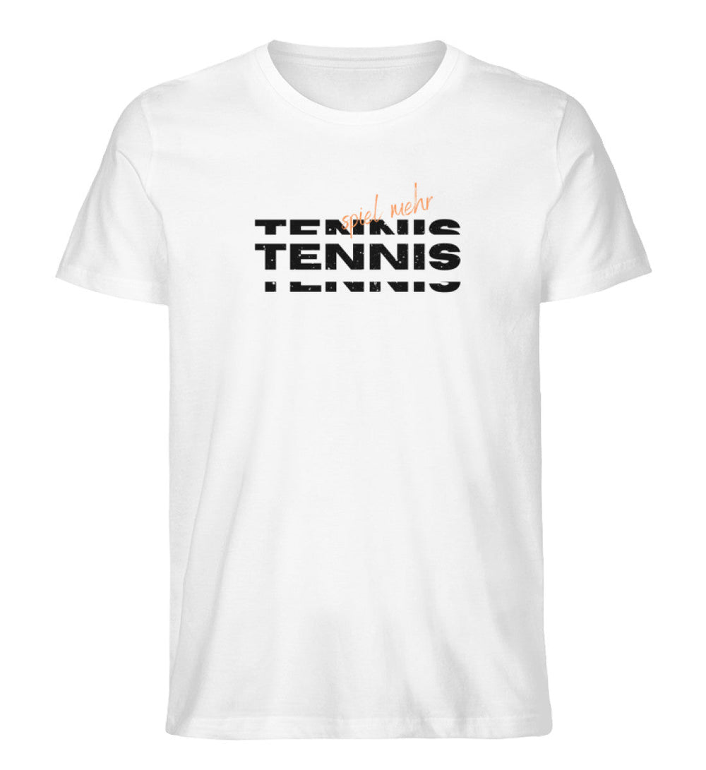 Mehr Tennis | Premium Herren T-Shirt - Matchpoint24 - Kleidung für Tennisfans