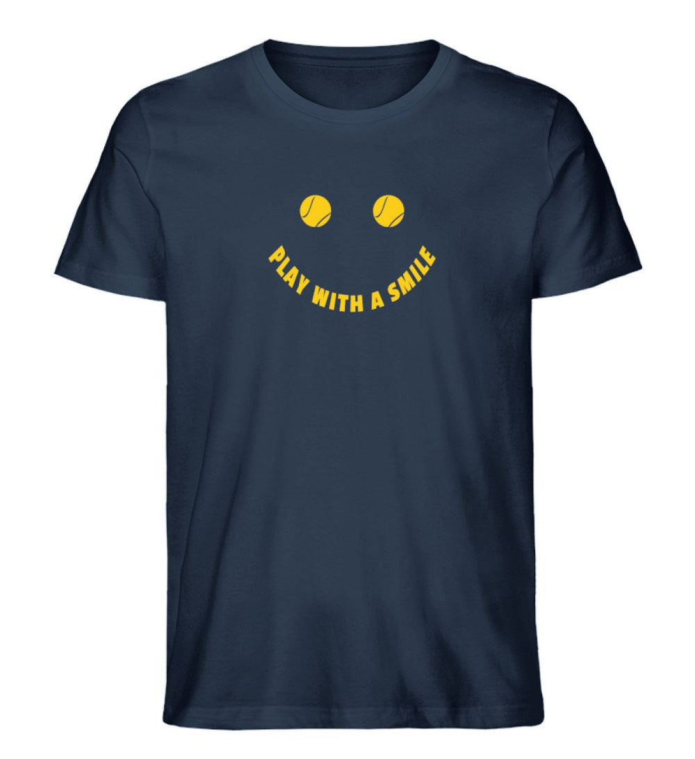Play with a smile | Premium Herren T-Shirt - Matchpoint24 - Kleidung für Tennisfans