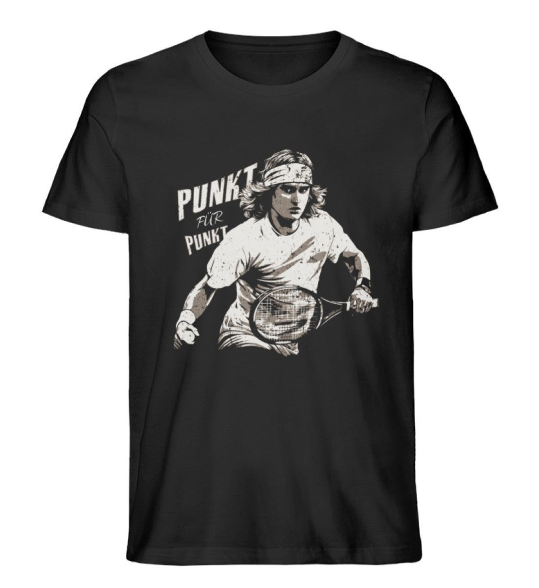 Punkt für Punkt | Premium Herren T-Shirt - Matchpoint24 - Kleidung für Tennisfans