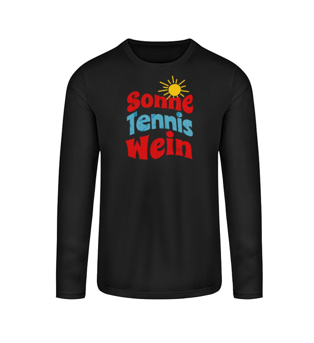 Sommer, Sonne, Wein | Longsleeve Unisex - Matchpoint24 - Kleidung für Tennisfans