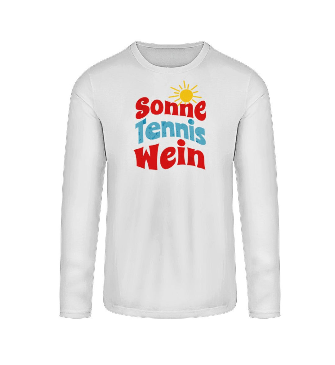 Sommer, Sonne, Wein | Longsleeve Unisex - Matchpoint24 - Kleidung für Tennisfans
