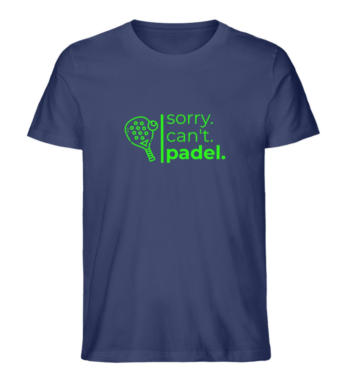 Sorry. can't. pedal. | Bio T-Shirt Herren - Matchpoint24 - Kleidung für Tennisfans