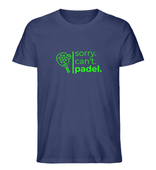 Sorry. can't. pedal. | Bio T-Shirt Herren - Matchpoint24 - Kleidung für Tennisfans