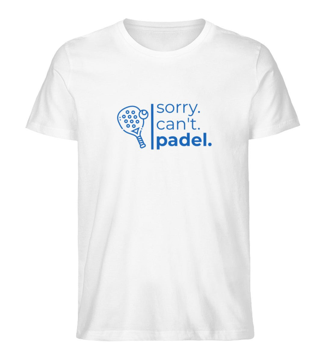 Sorry. can't. pedal. | Bio T-Shirt Herren - Matchpoint24 - Kleidung für Tennisfans