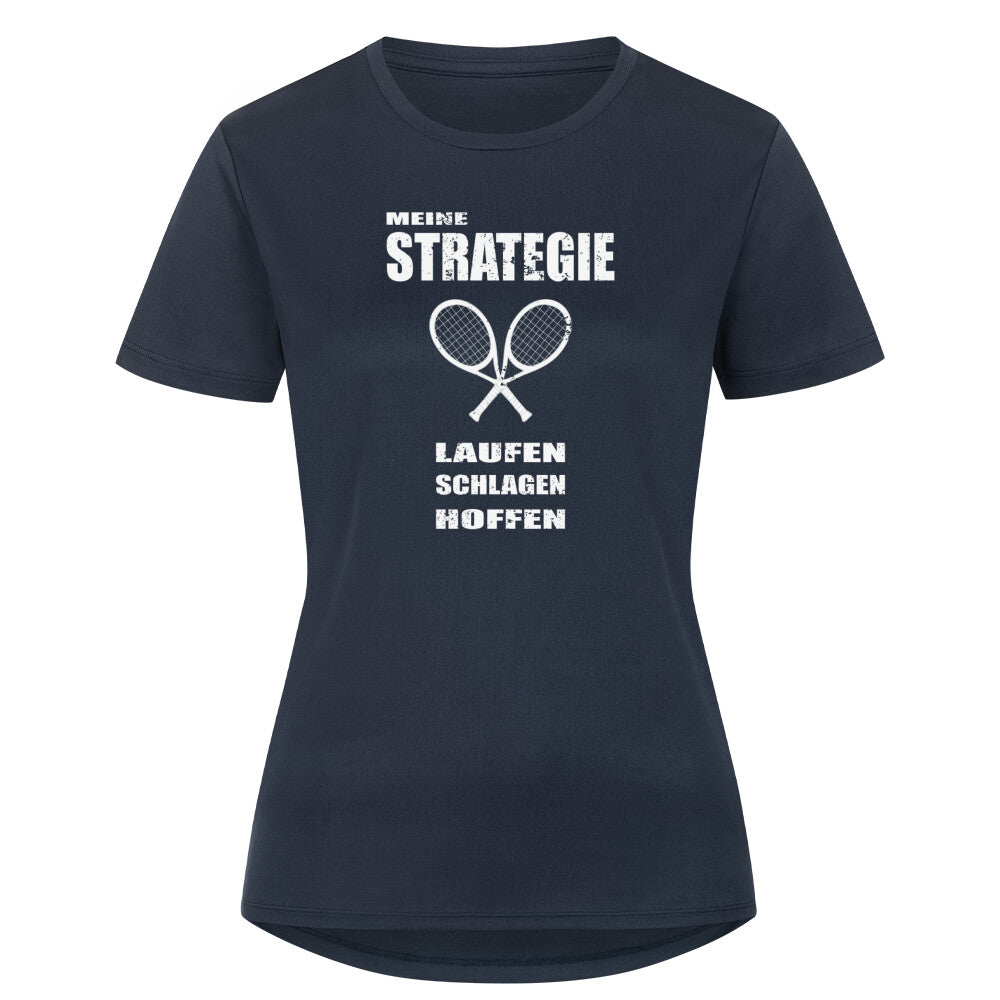 Strategie | Damen Sport T-Shirt - Matchpoint24 - Kleidung für Tennisfans