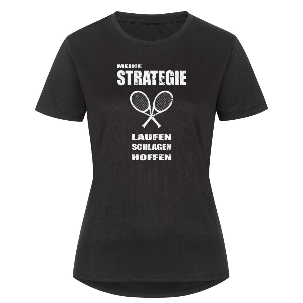 Strategie | Damen Sport T-Shirt - Matchpoint24 - Kleidung für Tennisfans