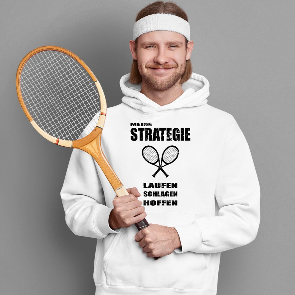 Strategie | Hoodie (unisex) - Matchpoint24 - Kleidung für Tennisfans
