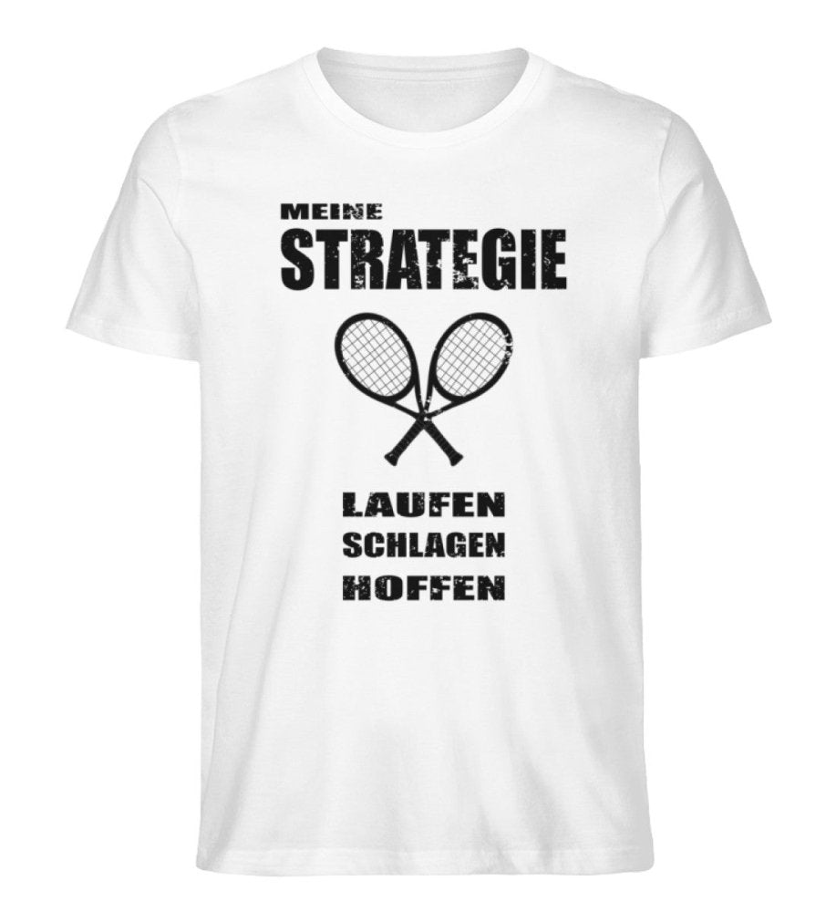 Strategie | Premium Herren T-Shirt - Matchpoint24 - Kleidung für Tennisfans