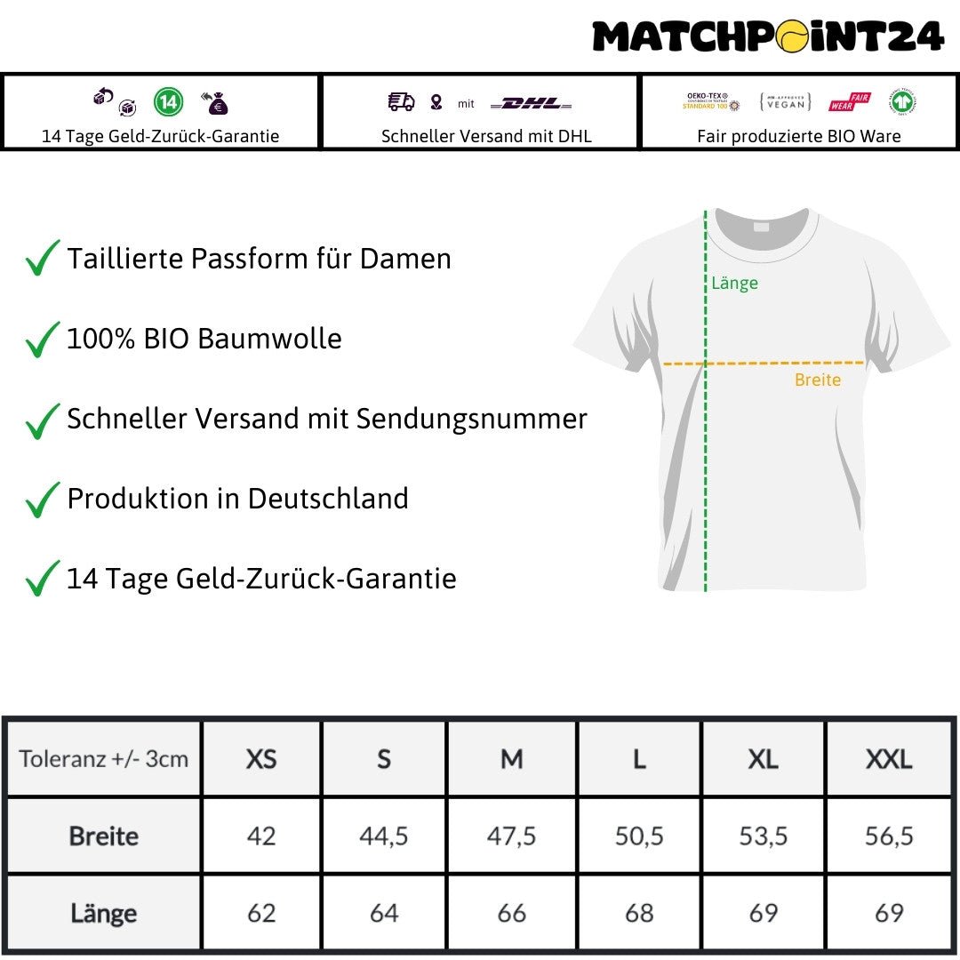 TCP Bio Damen T-Shirt Brustdruck - Matchpoint24 - Kleidung für Tennisfans