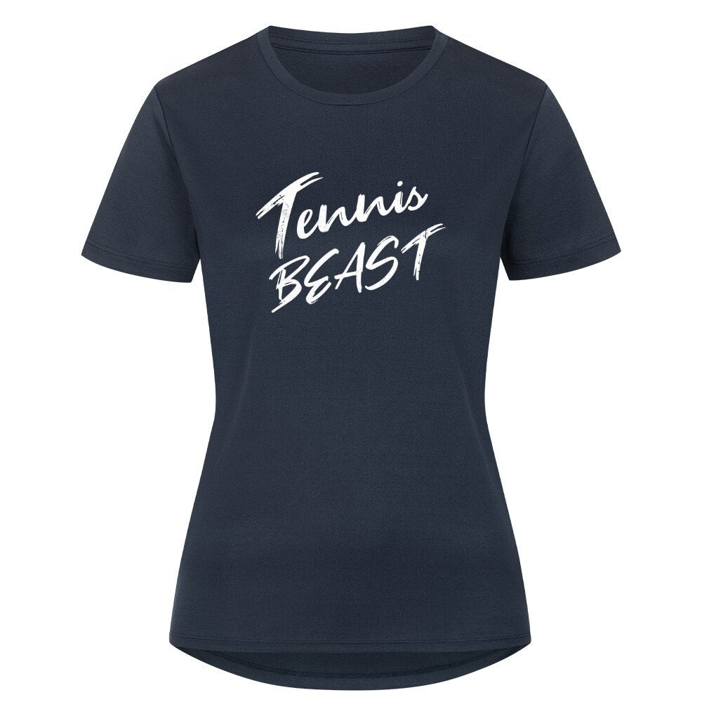 Tennis Beast | Damen Sport T-Shirt - Matchpoint24 - Kleidung für Tennisfans