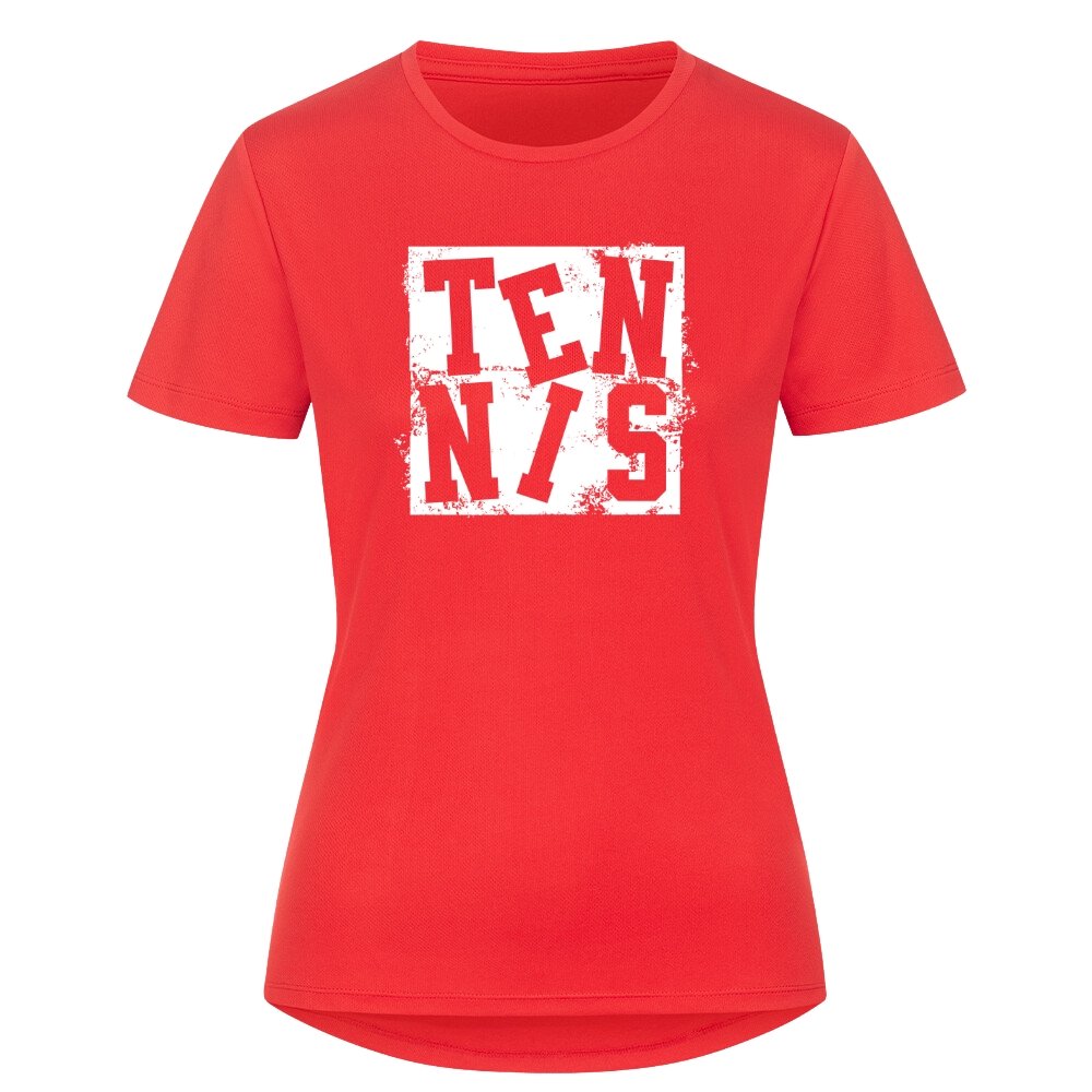 Tennis Grunge | Damen Sport T-Shirt - Matchpoint24 - Kleidung für Tennisfans