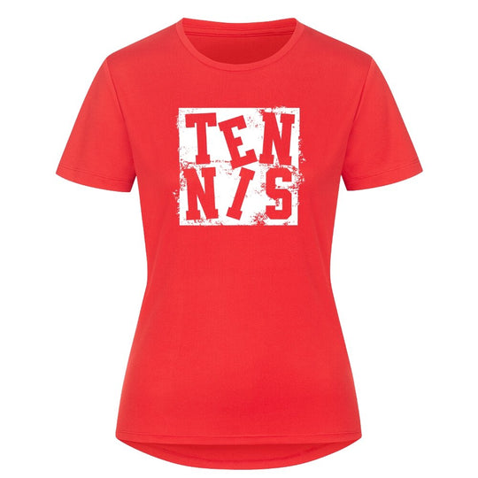 Tennis Grunge | Damen Sport T-Shirt - Matchpoint24 - Kleidung für Tennisfans