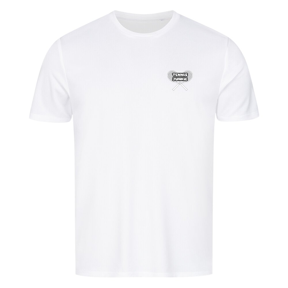 Tennis Junkie | Herren Sport T-Shirt - Matchpoint24 - Kleidung für Tennisfans