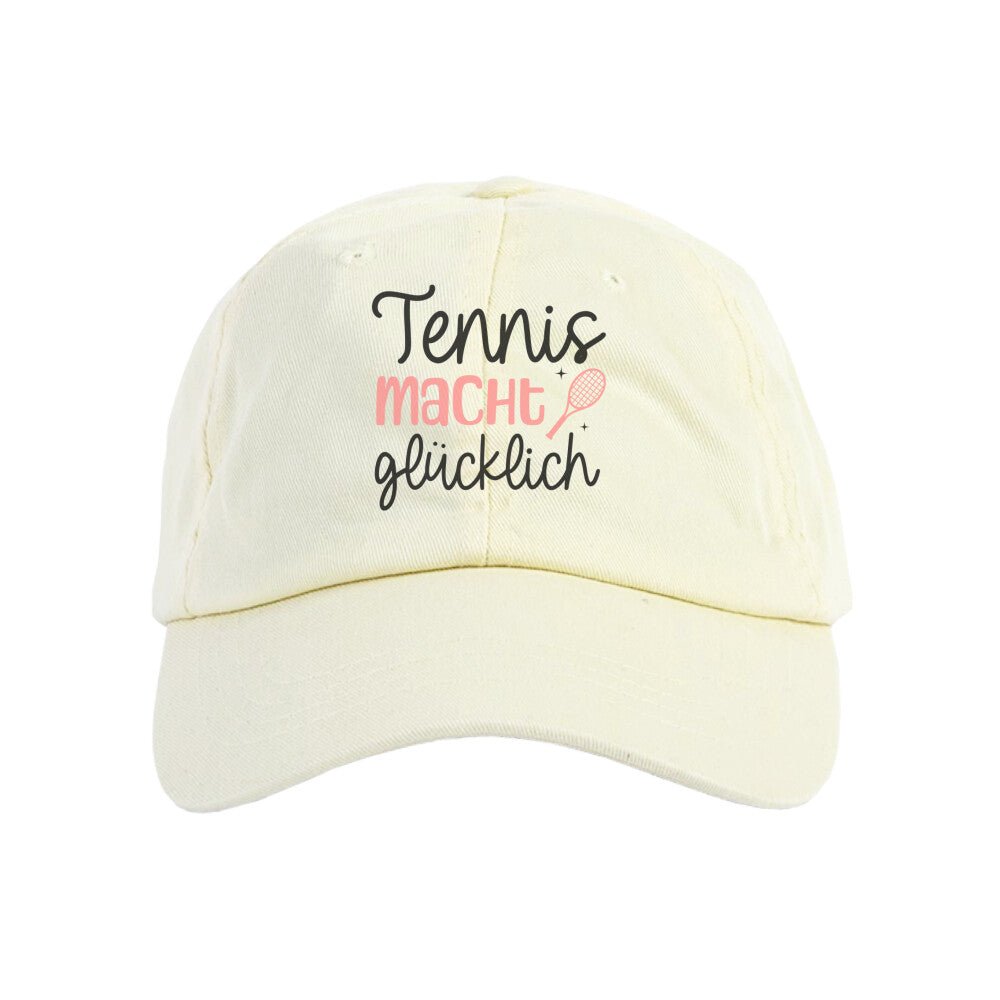 Tennis macht glücklich | Organic Cap - Matchpoint24 - Kleidung für Tennisfans