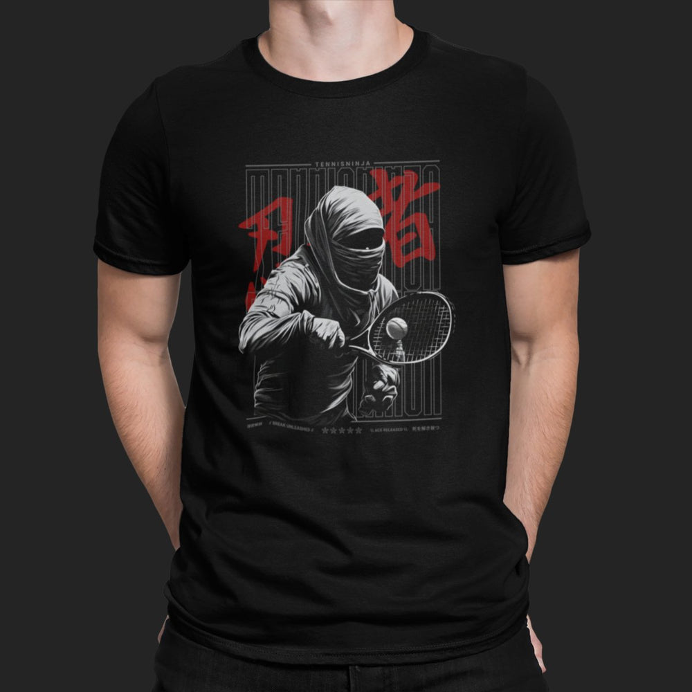 Tennis Ninja | Premium Herren T-Shirt - Matchpoint24 - Kleidung für Tennisfans