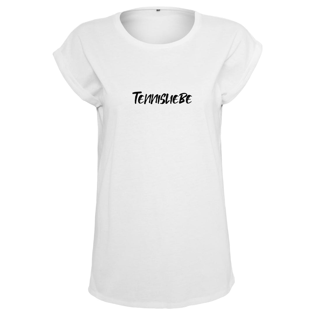 Tennisliebe | Damen Roll-Up T-Shirt - Matchpoint24 - Kleidung für Tennisfans