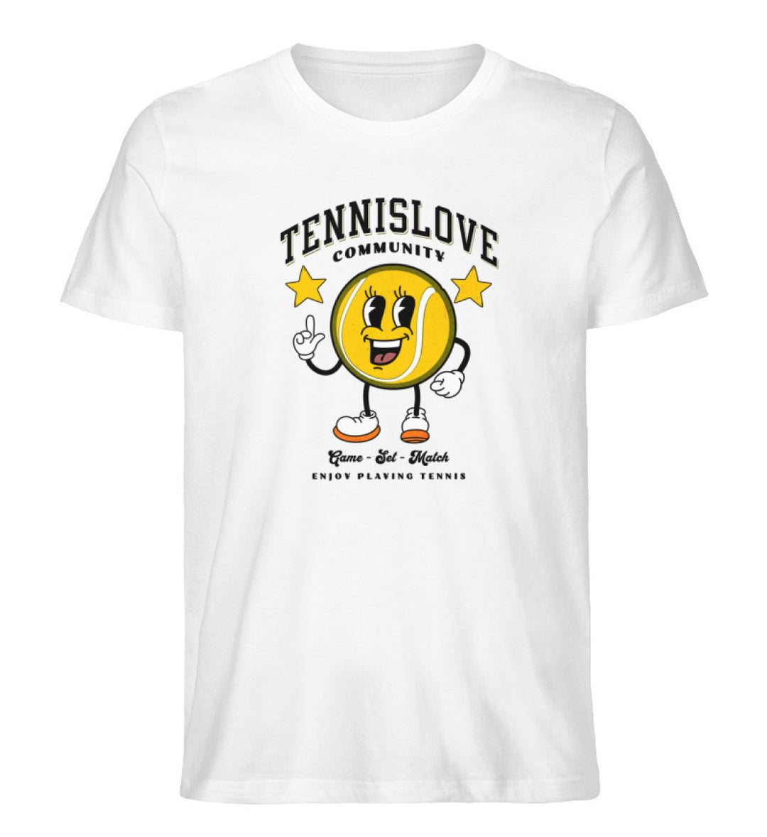 Tennislove Community | Premium Herren T-Shirt - Matchpoint24 - Kleidung für Tennisfans