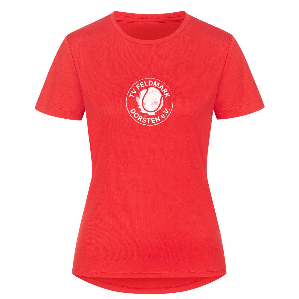 TV Feldmark Damen Sportshirt (Logo Weiß mittig) - Matchpoint24 - Kleidung für Tennisfans