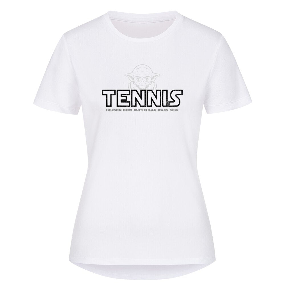 Yoda - Besser dein Aufschlag muss sein | Damen Sport T-Shirt - Matchpoint24 - Kleidung für Tennisfans