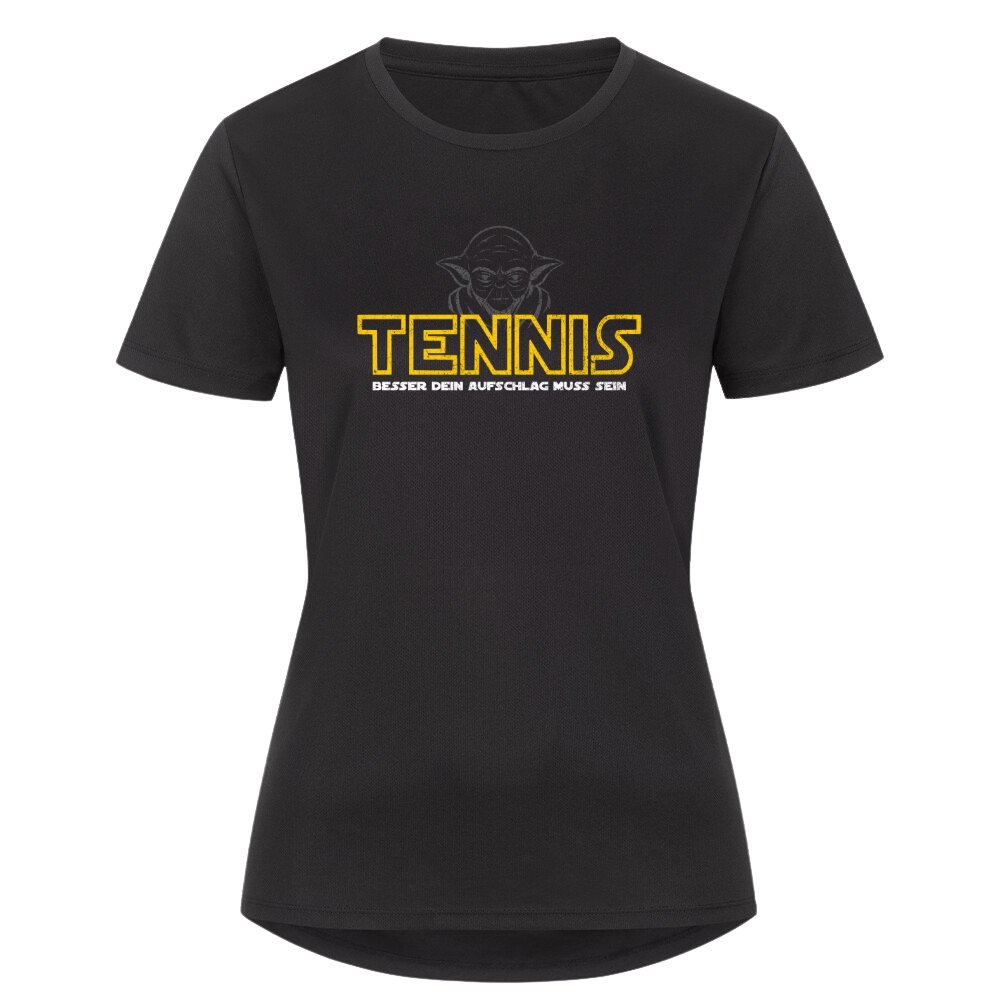 Yoda - Besser dein Aufschlag muss sein | Damen Sport T-Shirt - Matchpoint24 - Kleidung für Tennisfans