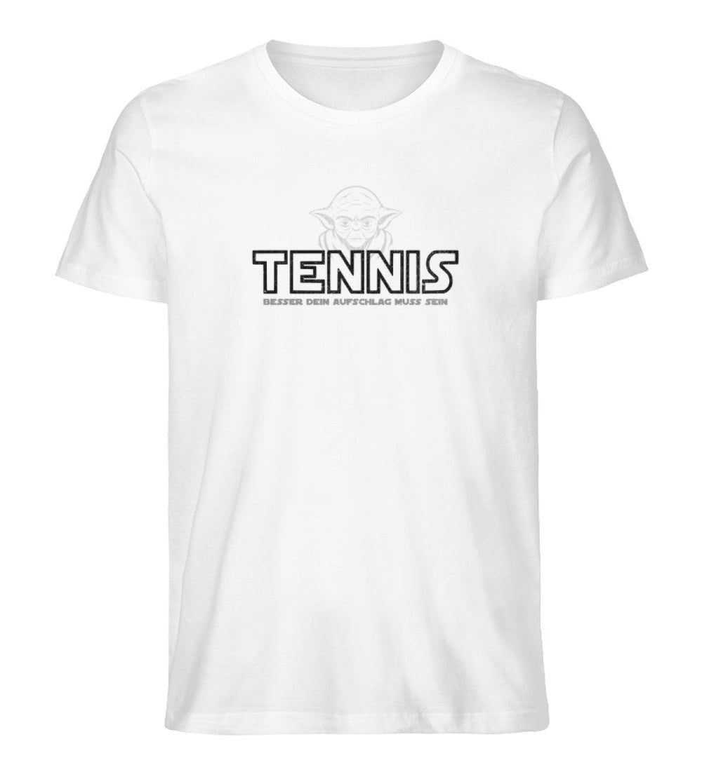 Yoda - Besser dein Aufschlag muss sein | Premium Herren T-Shirt - Matchpoint24 - Kleidung für Tennisfans