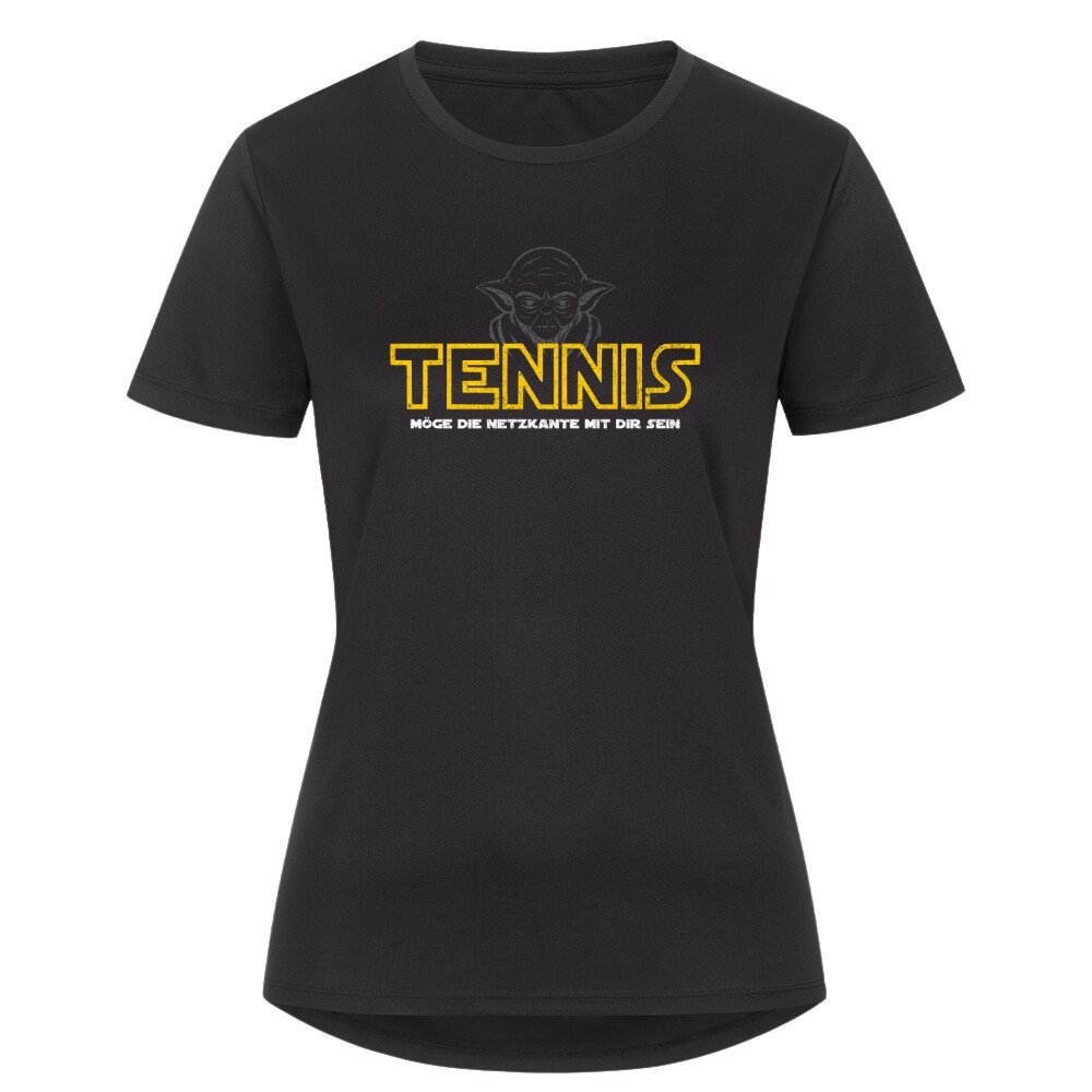 Yoda - Netzkante | Damen Sport T-Shirt - Matchpoint24 - Kleidung für Tennisfans